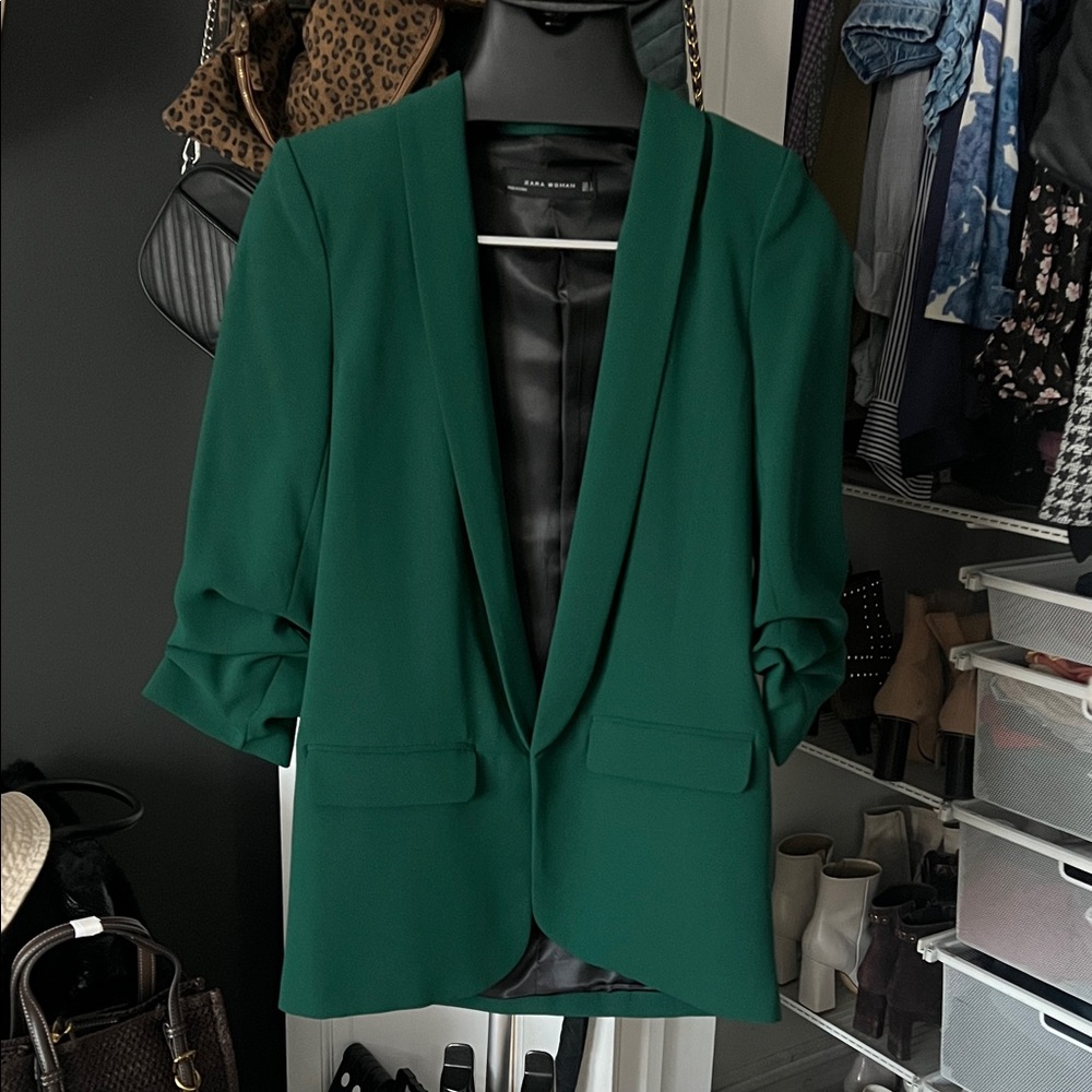 Zara Emerald Green Blazer